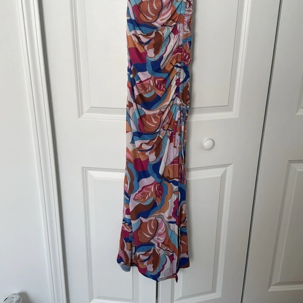 Colorful Patterned Women's Dress - Picture 2 of 5